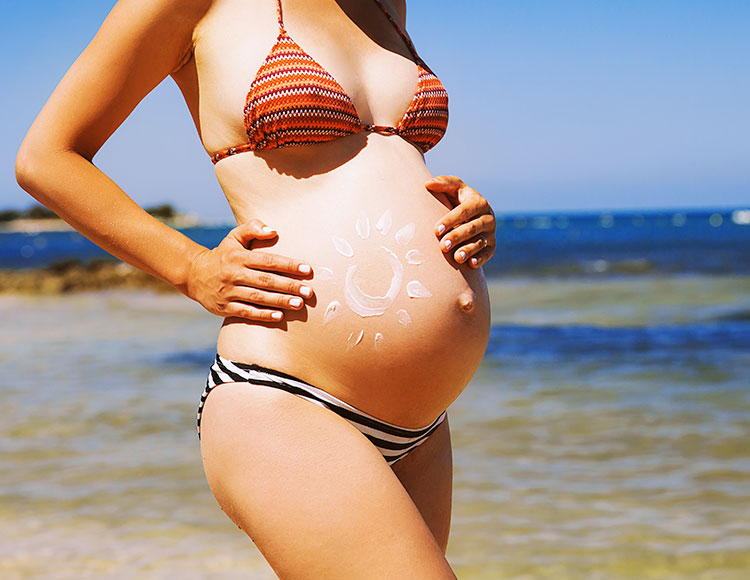 proteggere la pelle dai raggi uv in gravidanza